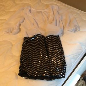 Unique glittery dress